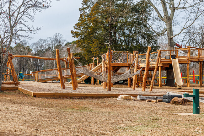 Summit School has a nature-inspired playground.