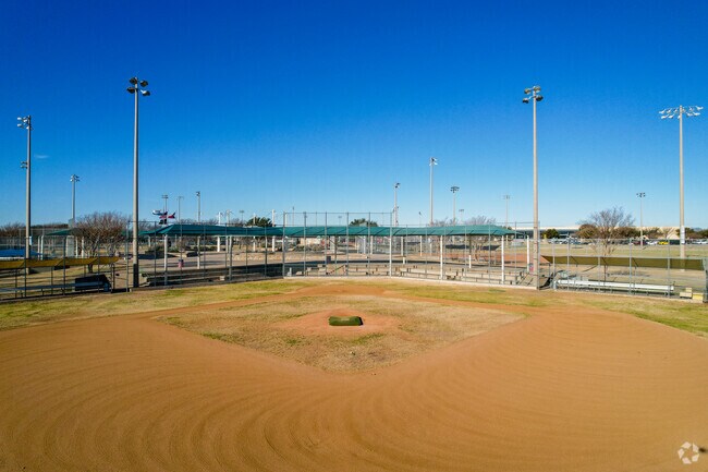 The Five Star Complex offers baseball and softball fields for exciting games.