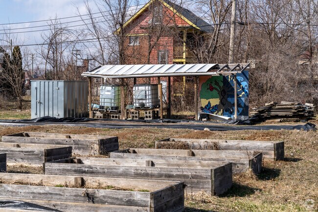 Residents of Boston Edison enjoy contributing to community gardens and beautification projects.