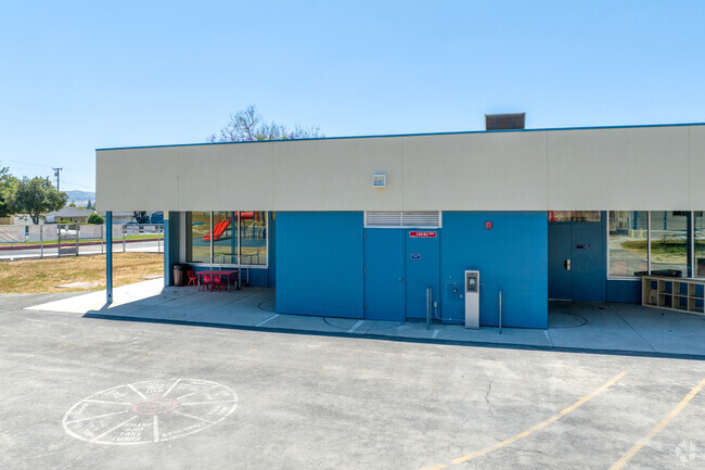 Back side of Hollingworth Elementary School in West Covina, Ca.