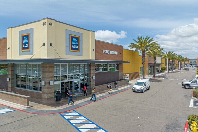 Aldi in Gateway Marketplace is a go-to for budget-friendly groceries in North Chula Vista.