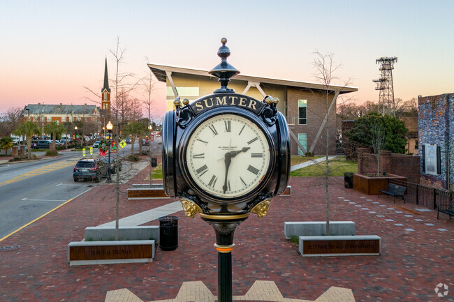 Downtown Sumter forms the west end of Magnolia-Harmony.