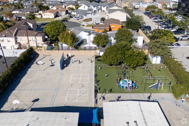 Your kids will love the playground at Kinetic Academy.