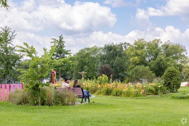 Take in the nature at the Noelridge Park's community garden.