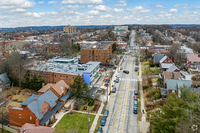 Hillel Academy Pittsburgh is not far from the Squirrel Hill business district.