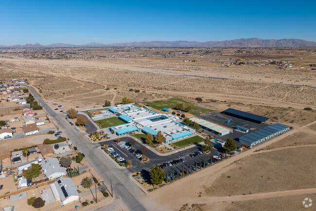 The Carmel Elementary offers a sprawling campus when viewed from above.
