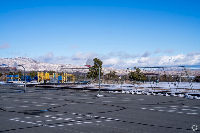 The playground at Ted Hunsburger Elementary School.