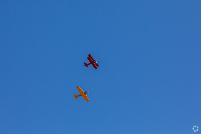 Naylor sees daily flyovers due to it's proximity to Davis-Monthan Air Force Base.