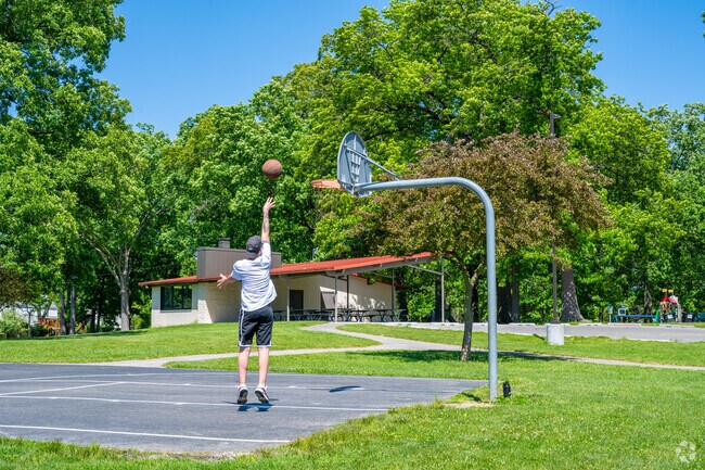 Hazelwood hoopers will make good use of the Lions Park basketball court.