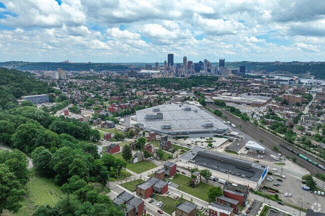 Downtown Pittsburgh is only a ten minute drive from California-Kirkbride.