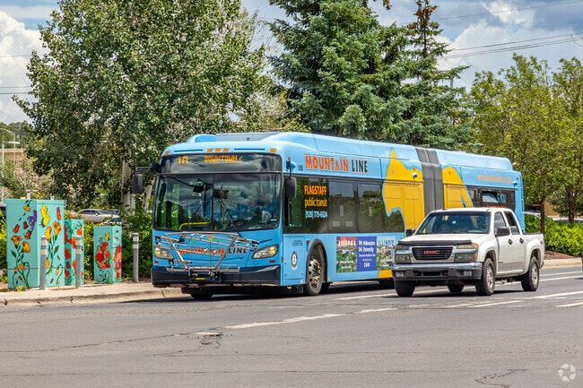 Public Transportation is always on time in and around the neighborhood of Bennett Estates.