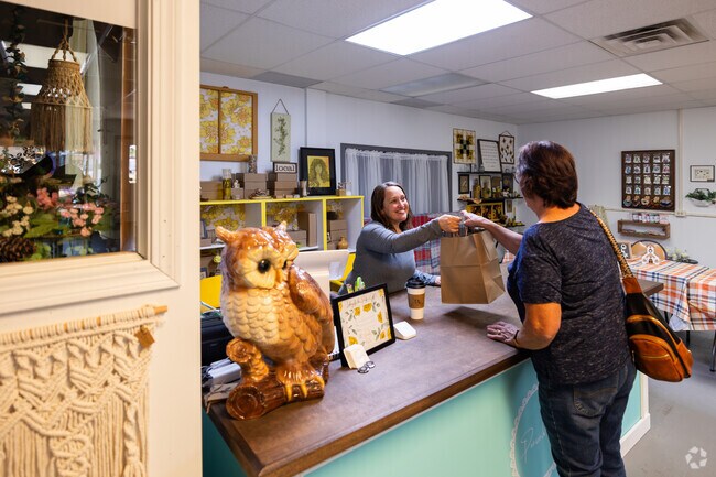 The Pressed Rose in Ida is a great place to shop for adorable home furnishings.