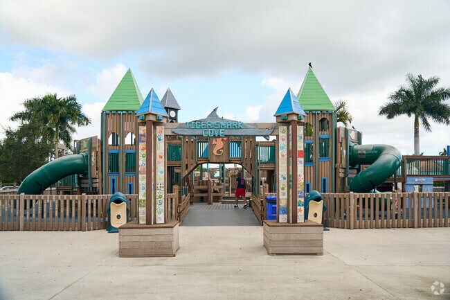 Tiger Shark Cove Park is a little wonderland for children.
