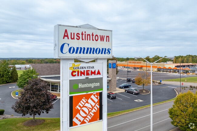 Austintown Commons and Austintown Plaza are the two largest shopping centers in Austintown.