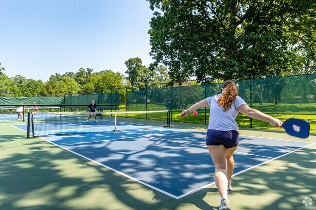 Practice some pickleball with a friend at the Duncan Park courts.