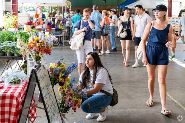 The Durham Farmers Market takes place in downtown Durham, not far from Eastern Durham.