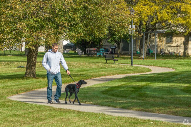 The pet-friendly parks near Greentree are a great place to take the dog for a walk.