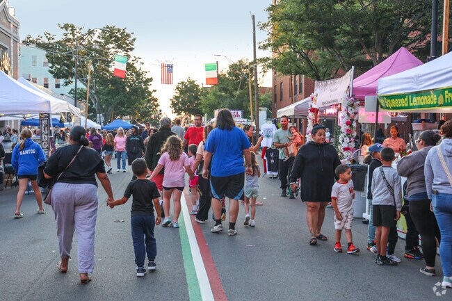 Families look forward every year for the fun at the Feast of Three Saints.