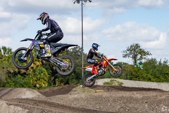 Great Palm River Point is home of the East Bay Raceway and riders can practice for $40/day.