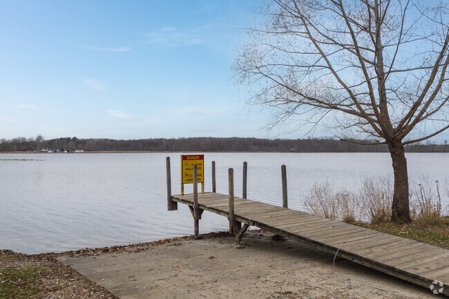 Pine Lake is just south of downtown Olivet and has public access for boating and fishing.
