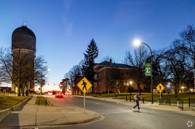 EMU's walkable campus is just across the street.