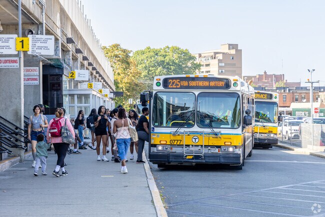 The MBTA Bus service is provided throughout the Adams Shore and Qunicy, MA areas.