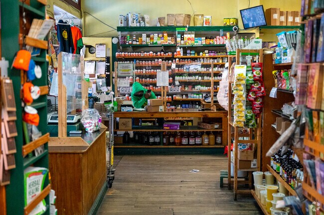 Mount Rainier's Glut Food Co-op is a grocery store on 34th St with a variety of healthy food.