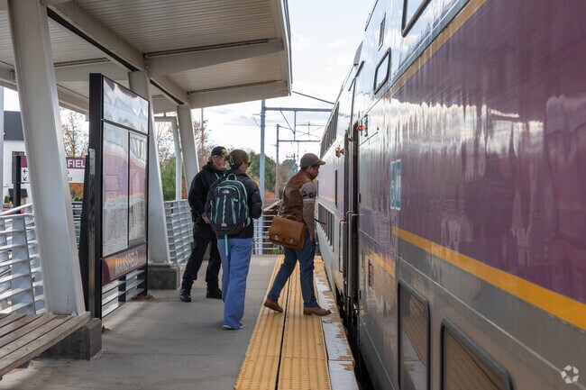 Residents can travel straight to Boston via the MBTA in Mansfield Center.