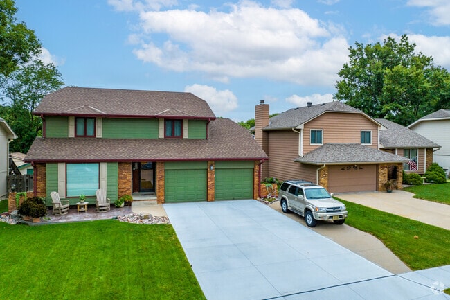Crescent Oaks features mostly larger two-story and split-level homes.