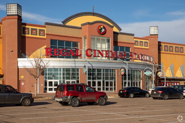 Catch a movie at Sheridan's Regal Cinemas Stadium movie theatre.