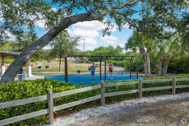 Bayfront Park in Longboat Key has a small playground with swingsets for younger kids.
