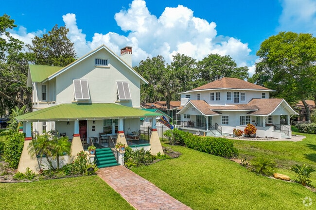 Colonial and Craftsman style homes are one of the many options in Fairway.