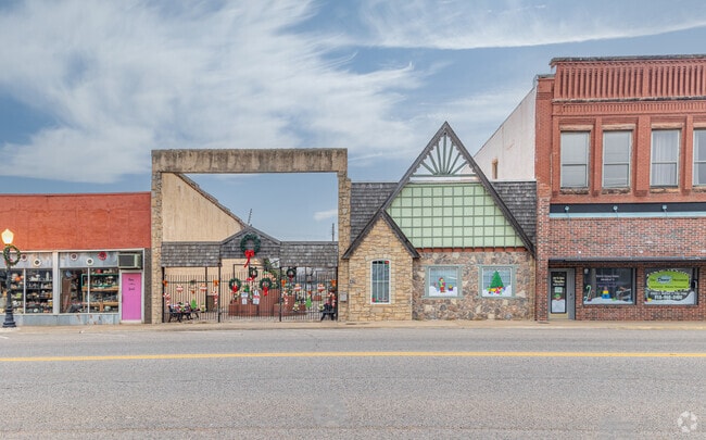 Stroud, Oklahoma has a uniquely beautiful downtown.