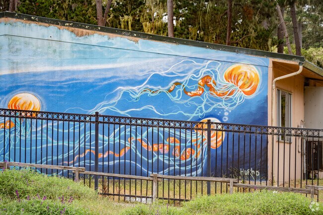 Forest Grove Elementary School mural in Pacific Grove, California.