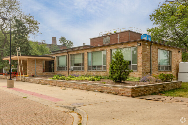 CICS Loomis - Longwood Charter School campus building, Chicago, IL.