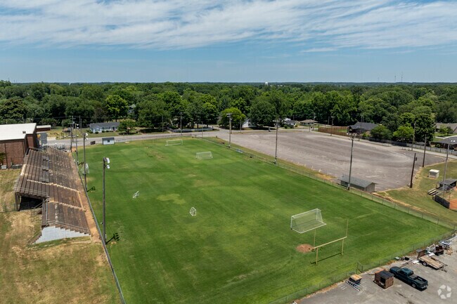 Athletic field for Athens Renaissance School in Athens Alabama.