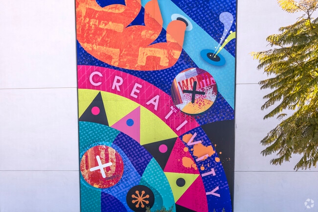 School murals at Memorial Education Campus in Logan Heights.