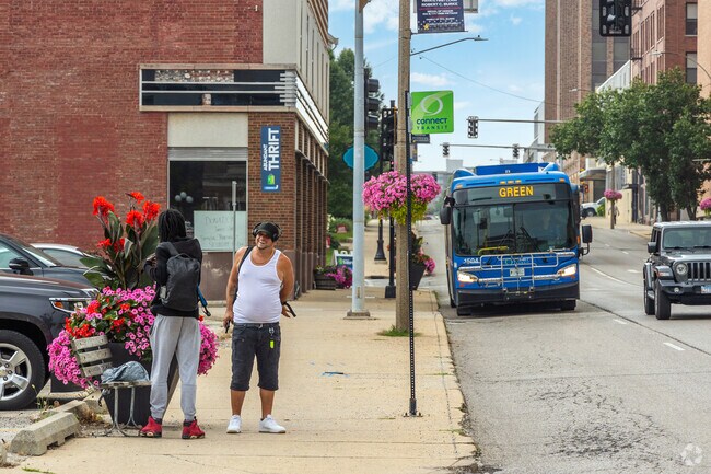 Founders Grove residents can use the Connect bus system.
