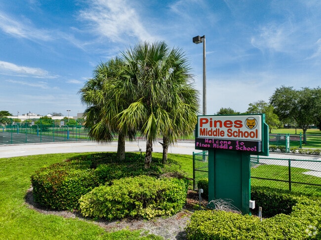 Pines Middle School serving Pembroke lakes and beyond.
