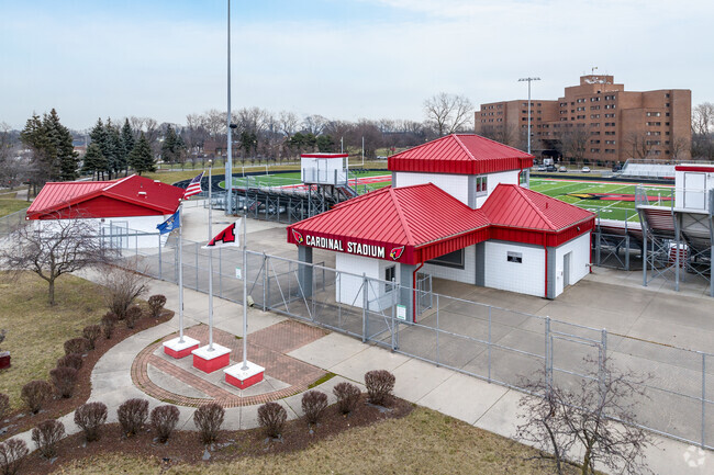 Julian O. Strong Middle School, athletic field.