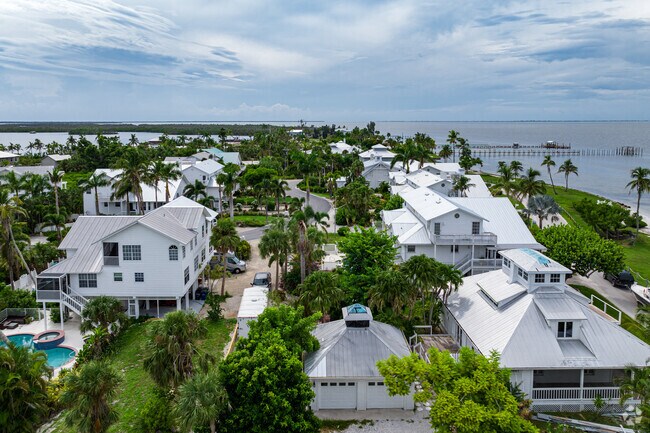 Residential communities in Bokeelia offer close proximity to the water, and private yards.