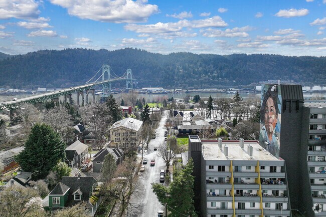 Linnton, just over St.John's Bridge along the Willamette River.