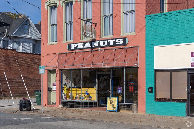 Planters Peanut Center adjacent to Holy Neck serves freshly roasted nuts daily.
