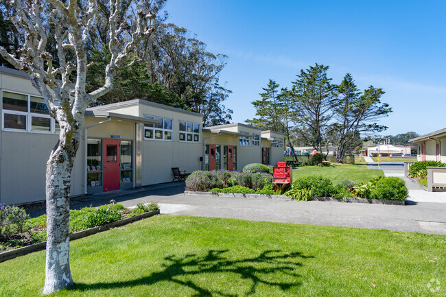 Tomales Elementary School offers a beautiful campus that encourages learning.