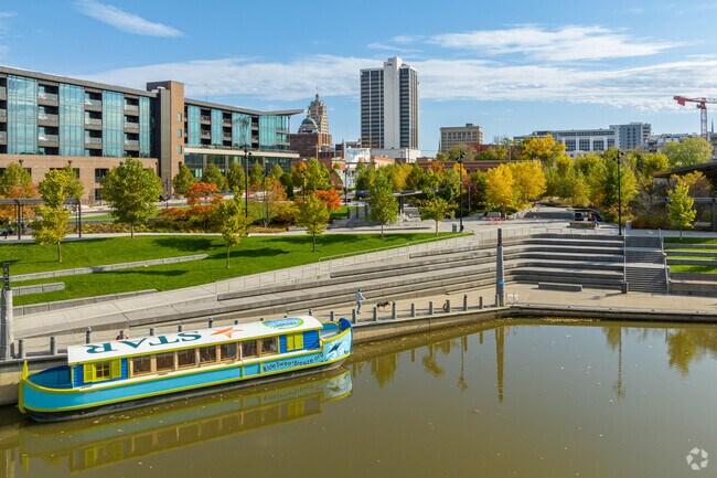 Visitors to Fort Wayne's Promenade Park can take a tour of the St. Mary's on 