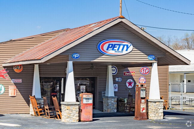 The Petty Museum is not far from Old Randleman dedicated to NASCAR local, Richard Petty.