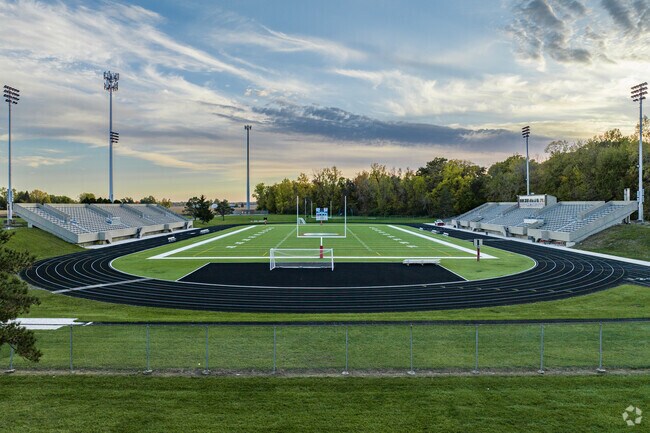 Football field at Wayne High School.