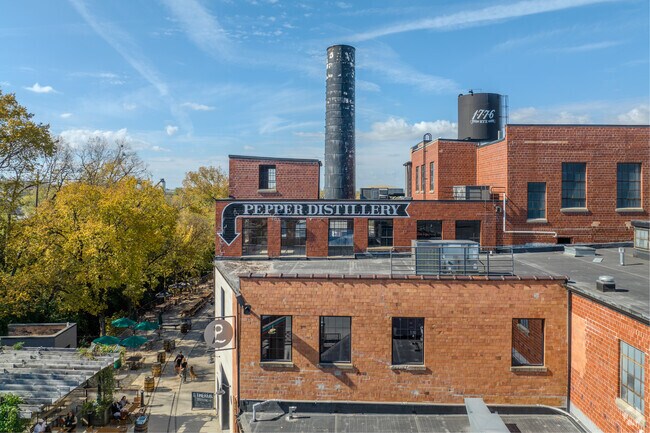The Lexington Distillery District is a popular night out location for residents from Red Mile.