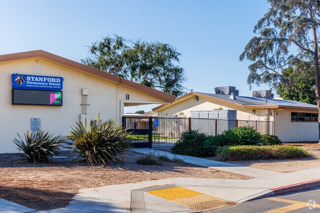 Entrance to Stanford Elementary School in Garden Grove.