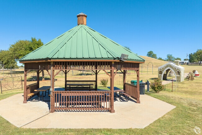 Go on a family adventure and explore Chisholm Trail Park near Somers Pointe.